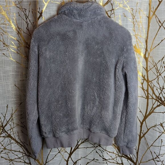 zella fluffy zip-up sweater jacket - Picture 4 of 5
